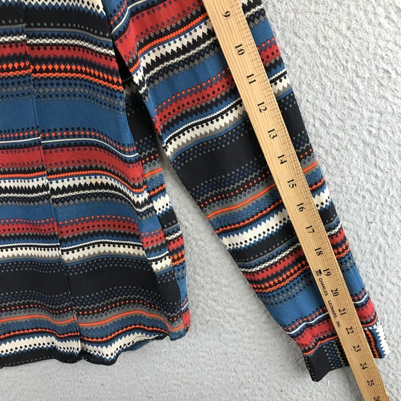 DAY Birger et Mikkelsen Woman Silk Striped Button Up Shirt Size 36 - Picture 6 of 8